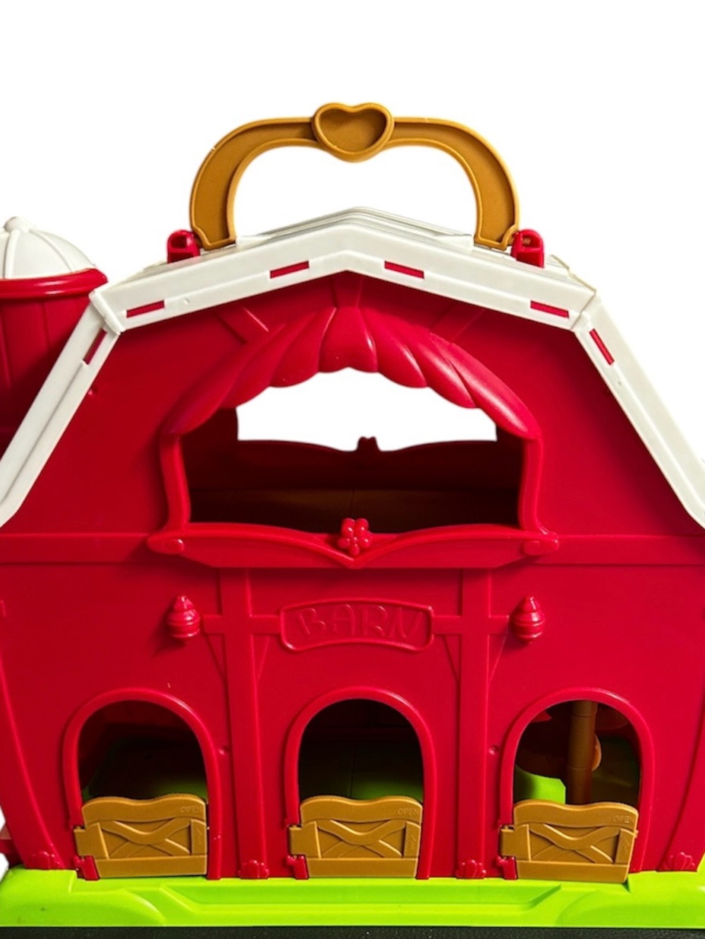 Kids Farm Barn Playset Carry Case w/ Handle